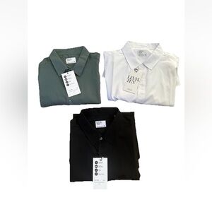 Bundle Of 3 Level Ten Four Way Stretch Button Up Wrinkle Resistant Breathable NW